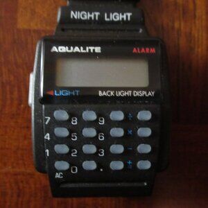 Vintage Aqualite Calculator Digital (untested)